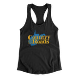 Country Roads Women's Racerback Tank-Allegiant Goods Co. Vintage Sports Apparel