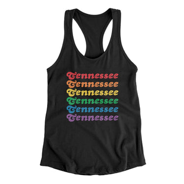 Tennessee Pride Women's Racerback Tank-Allegiant Goods Co. Vintage Sports Apparel