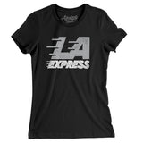 Los Angeles Express Football Women's T-Shirt-Allegiant Goods Co. Vintage Sports Apparel