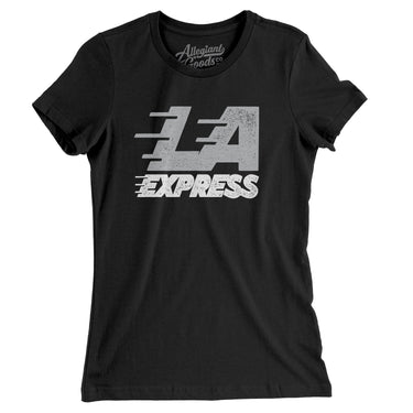 Los Angeles Express Football Women's T-Shirt-Allegiant Goods Co. Vintage Sports Apparel