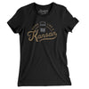 Drink Like a Kansan Women's T-Shirt-Black-Allegiant Goods Co. Vintage Sports Apparel