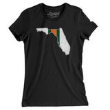 Florida Helmet Stripes Women's T-Shirt-Allegiant Goods Co. Vintage Sports Apparel