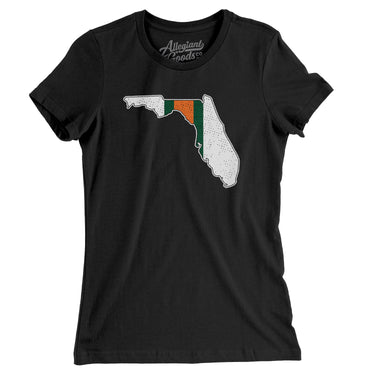 Florida Helmet Stripes Women's T-Shirt-Allegiant Goods Co. Vintage Sports Apparel