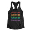 Montana Pride Women's Racerback Tank-Black-Allegiant Goods Co. Vintage Sports Apparel