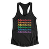 Montana Pride Women's Racerback Tank-Black-Allegiant Goods Co. Vintage Sports Apparel