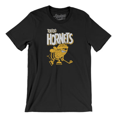 Toledo Hornets Hockey Men/Unisex T-Shirt-Black-Allegiant Goods Co. Vintage Sports Apparel