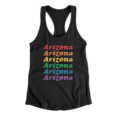Arizona Pride Women's Racerback Tank-Allegiant Goods Co. Vintage Sports Apparel