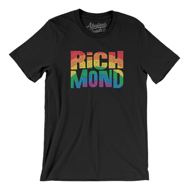 Richmond Virginia Pride Men/Unisex T-Shirt-Allegiant Goods Co. Vintage Sports Apparel