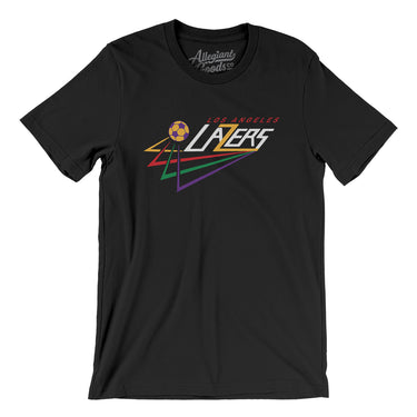 Los Angeles Lazers Soccer Men/Unisex T-Shirt-Allegiant Goods Co. Vintage Sports Apparel