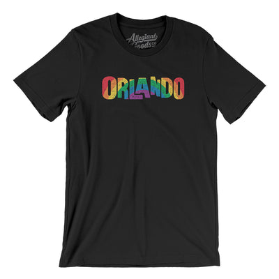 Orlando Florida Pride Men/Unisex T-Shirt-Black-Allegiant Goods Co. Vintage Sports Apparel