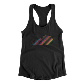 Kentucky Pride State Women's Racerback Tank-Allegiant Goods Co. Vintage Sports Apparel