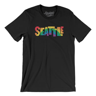 Seattle Washington Pride Men/Unisex T-Shirt-Allegiant Goods Co. Vintage Sports Apparel