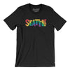 Seattle Washington Pride Men/Unisex T-Shirt-Black-Allegiant Goods Co. Vintage Sports Apparel