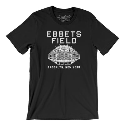 Ebbets Field Men/Unisex T-Shirt-Black-Allegiant Goods Co. Vintage Sports Apparel