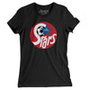 St. Louis Stars Soccer Women's T-Shirt-Black-Allegiant Goods Co. Vintage Sports Apparel