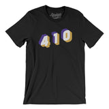 Baltimore 410 Area Code Men/Unisex T-Shirt-Allegiant Goods Co. Vintage Sports Apparel