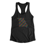 Missouri Pride State Women's Racerback Tank-Allegiant Goods Co. Vintage Sports Apparel