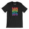 Minneapolis Minnesota Pride Men/Unisex T-Shirt-Black-Allegiant Goods Co. Vintage Sports Apparel