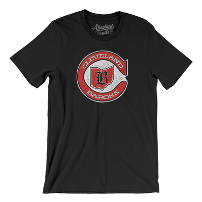 Cleveland Barons Hockey Men/Unisex T-Shirt-Black-Allegiant Goods Co. Vintage Sports Apparel