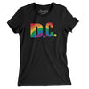 Washington D.C Pride Women's T-Shirt-Black-Allegiant Goods Co. Vintage Sports Apparel