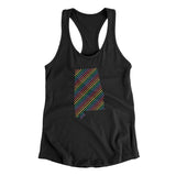 Alabama Pride State Women's Racerback Tank-Allegiant Goods Co. Vintage Sports Apparel