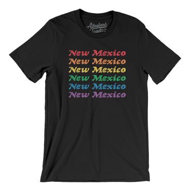 New Mexico Pride Men/Unisex T-Shirt-Allegiant Goods Co. Vintage Sports Apparel