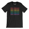 New Mexico Pride Men/Unisex T-Shirt-Black-Allegiant Goods Co. Vintage Sports Apparel