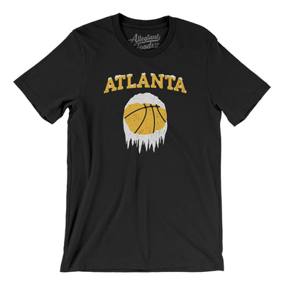 Atlanta Basketball Ice Men/Unisex T-Shirt-Black-Allegiant Goods Co. Vintage Sports Apparel