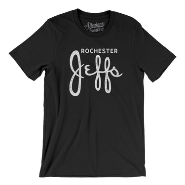 Rochester Jeffs Football Men/Unisex T-Shirt-Allegiant Goods Co. Vintage Sports Apparel