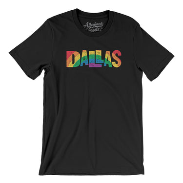 Dallas Texas Pride Men/Unisex T-Shirt-Allegiant Goods Co. Vintage Sports Apparel