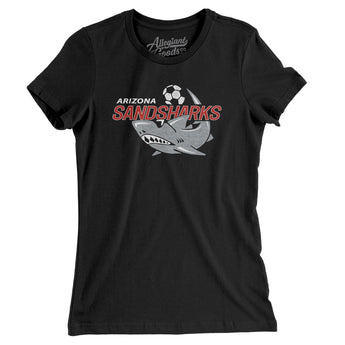 Arizona Sandsharks Soccer Women's T-Shirt-Allegiant Goods Co. Vintage Sports Apparel