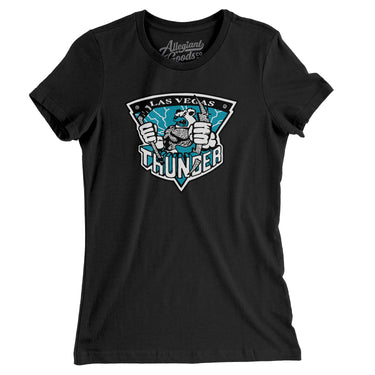 Las Vegas Thunder Hockey Women's T-Shirt-Allegiant Goods Co. Vintage Sports Apparel