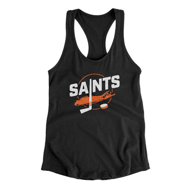 New York Saints Women's Racerback Tank-Allegiant Goods Co. Vintage Sports Apparel