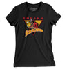 Topeka Scarecrows Hockey Women's T-Shirt-Black-Allegiant Goods Co. Vintage Sports Apparel