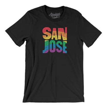 San Jose California Pride Men/Unisex T-Shirt-Allegiant Goods Co. Vintage Sports Apparel