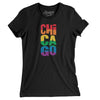 Chicago Illinois Pride Women's T-Shirt-Black-Allegiant Goods Co. Vintage Sports Apparel