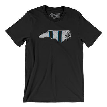 North Carolina Helmet Stripes Men/Unisex T-Shirt-Allegiant Goods Co. Vintage Sports Apparel
