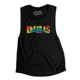Dallas Texas Pride Women's Flowey Scoopneck Muscle Tank-Allegiant Goods Co. Vintage Sports Apparel