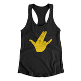 Shockers Hand Women's Racerback Tank-Allegiant Goods Co. Vintage Sports Apparel