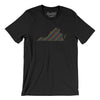 Virginia Pride State Men/Unisex T-Shirt-Black-Allegiant Goods Co. Vintage Sports Apparel