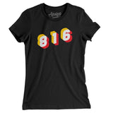 Kansas City 816 Area Code Women's T-Shirt-Allegiant Goods Co. Vintage Sports Apparel