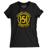 Spokane Canaries Hockey Women's T-Shirt-Black-Allegiant Goods Co. Vintage Sports Apparel
