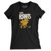 Toledo Hornets Hockey Women's T-Shirt-Black-Allegiant Goods Co. Vintage Sports Apparel