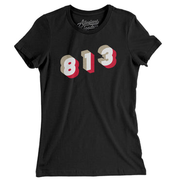 Tampa 813 Area Code Women's T-Shirt-Allegiant Goods Co. Vintage Sports Apparel