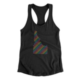 Idaho Pride State Women's Racerback Tank-Allegiant Goods Co. Vintage Sports Apparel