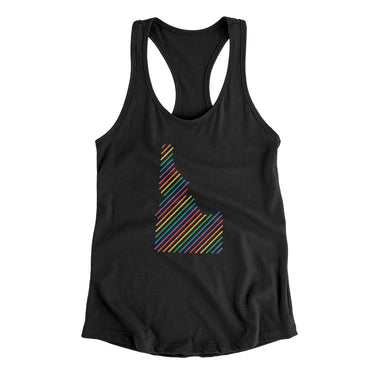 Idaho Pride State Women's Racerback Tank-Allegiant Goods Co. Vintage Sports Apparel