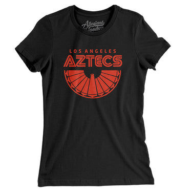 Los Angeles Aztecs Soccer Women's T-Shirt-Allegiant Goods Co. Vintage Sports Apparel
