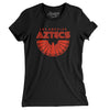 Los Angeles Aztecs Soccer Women's T-Shirt-Black-Allegiant Goods Co. Vintage Sports Apparel
