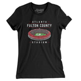 Atlanta-Fulton County Stadium Women's T-Shirt-Allegiant Goods Co. Vintage Sports Apparel