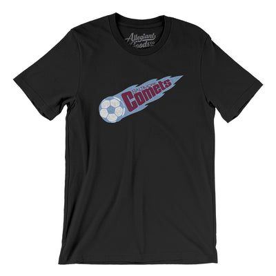 Baltimore Comets Soccer Men/Unisex T-Shirt-Black-Allegiant Goods Co. Vintage Sports Apparel
